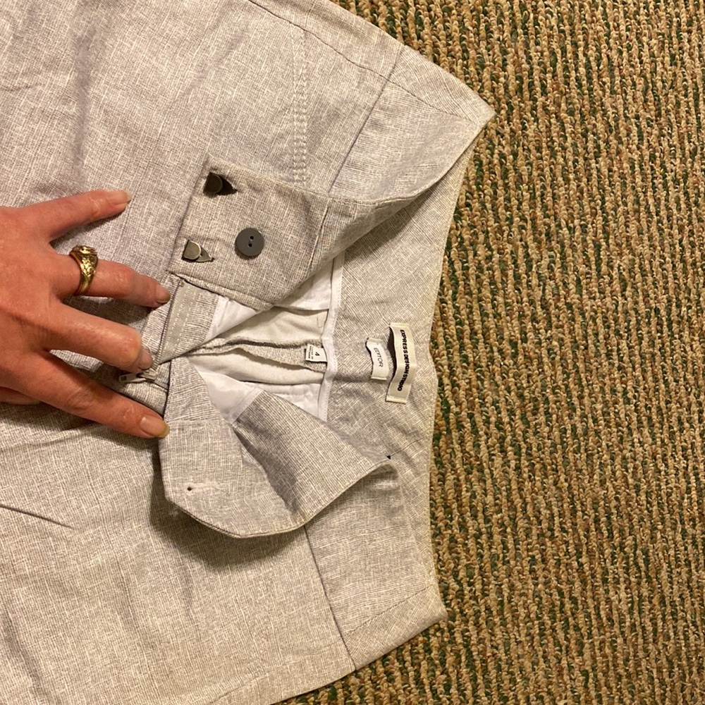 Express Editor Pants / Slacks Size 4 Extra Long - image 2
